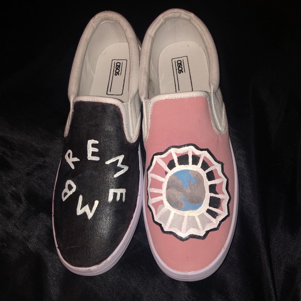 Unisex Custom hand painted Mac Miller vans